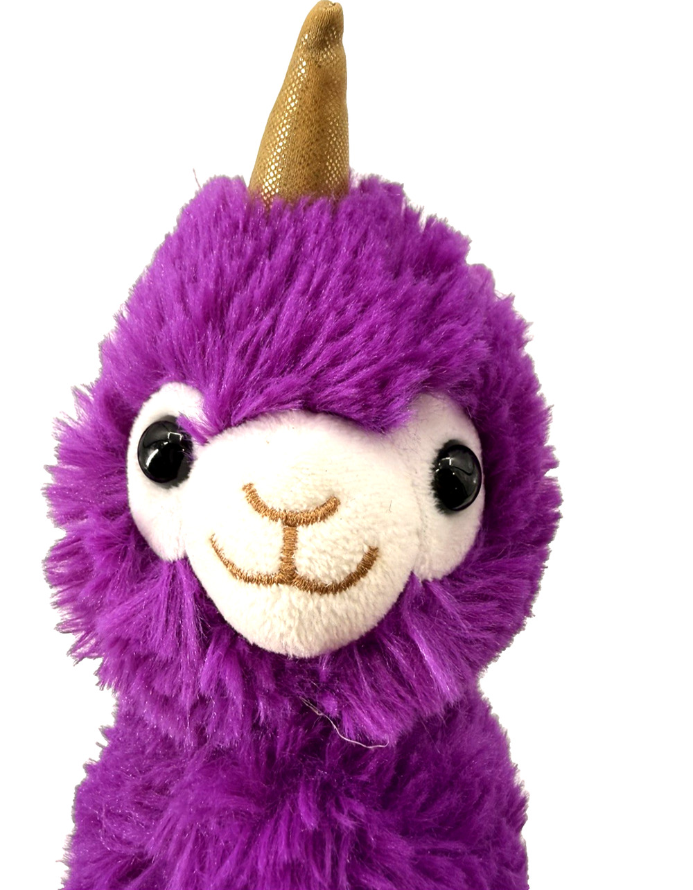 Peek A Boo Llama Alpaca Unicorn Purple Plush Stuffed Animal Toy Gift 9 Inch